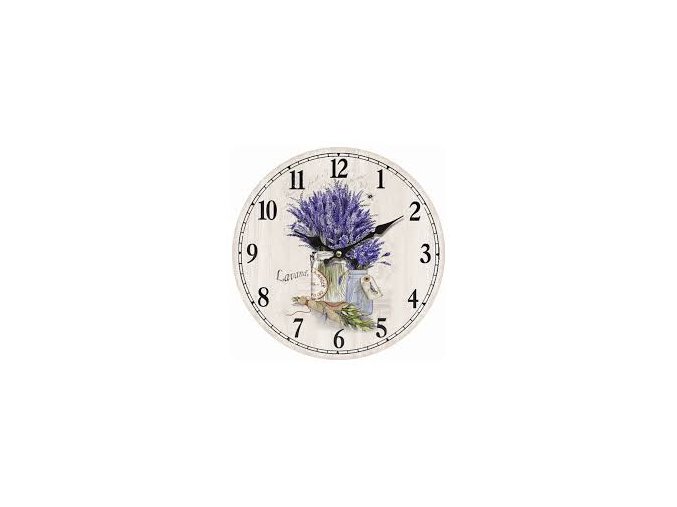 lavender nastenne hodiny