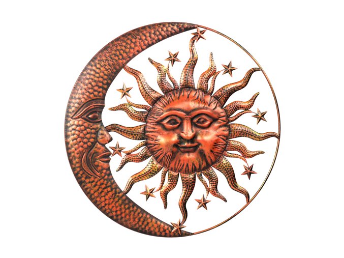 slunce mesic velka zavesna dekorace