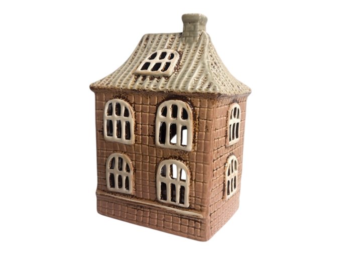 domek keramicky ruzova