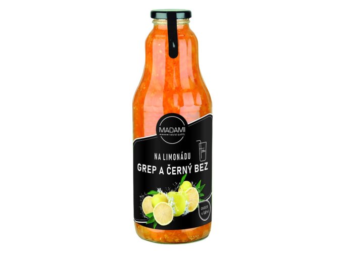 ovoce na limonadu grep a bezinka