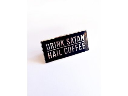 Enamel Pin Drink Satan