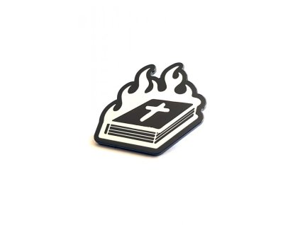 Enamel Pin Burning Bible