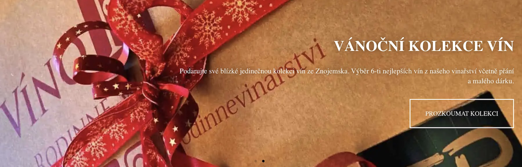 Vánoční kolekce vín