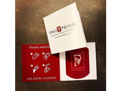 Vinná nálevka s logem vinarřství