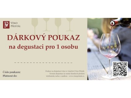 Degustace/ochutnávka vína pro 1 osobu