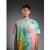 Oversized T-Shirt Rhinestones - Tie Dye