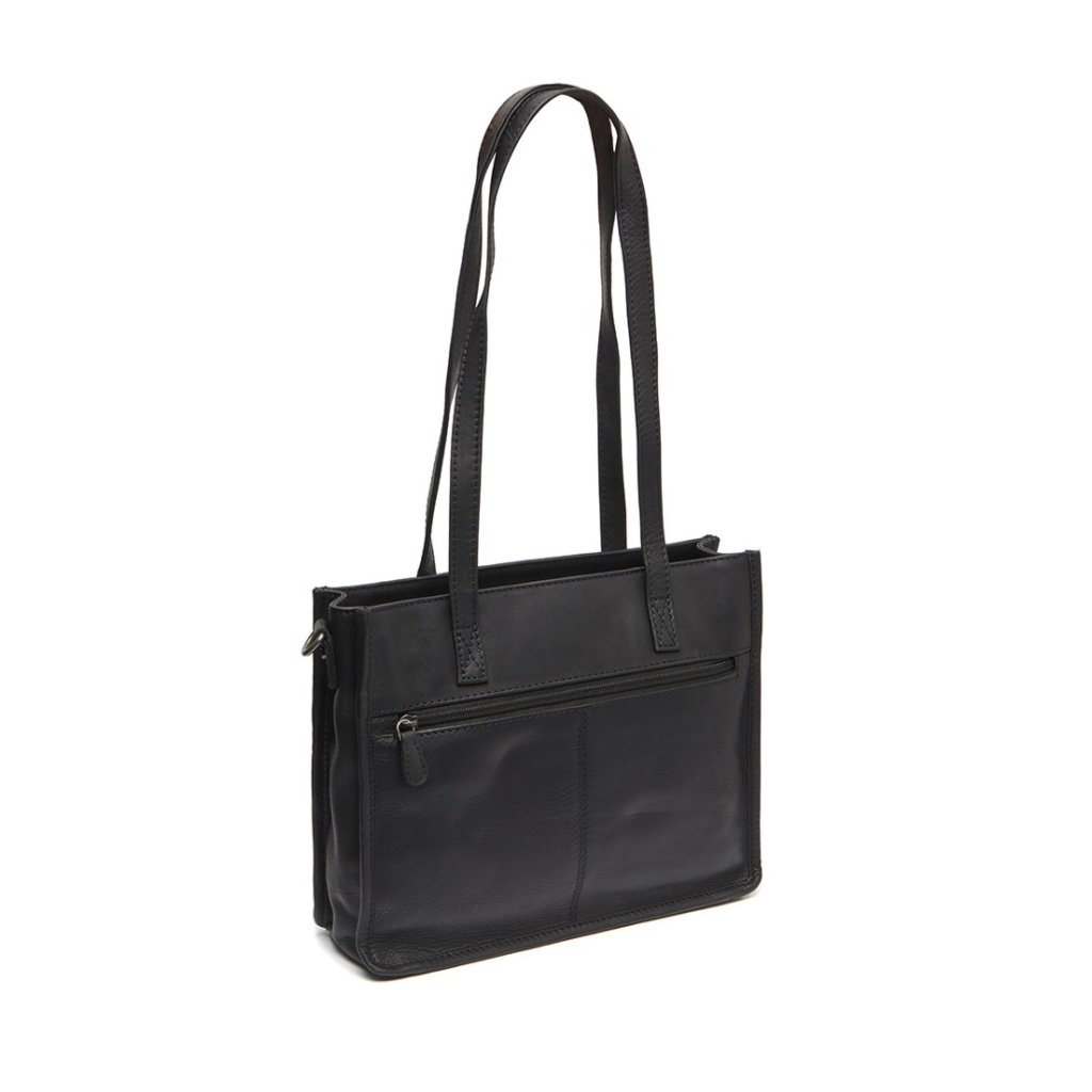 kožená shopper kabelka EstellaC38.021800 černá