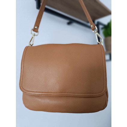 Kožená crossbody kabelka Vera Pelle VP954