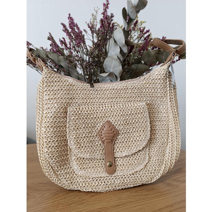 Crossbody slaměná kabelka Marbella 61000