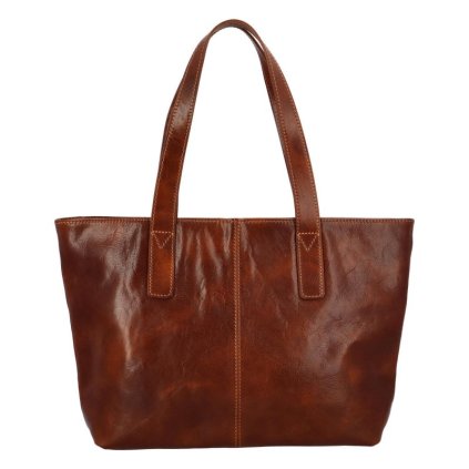 Vera Pelle kožená Shopper kabelka Edna