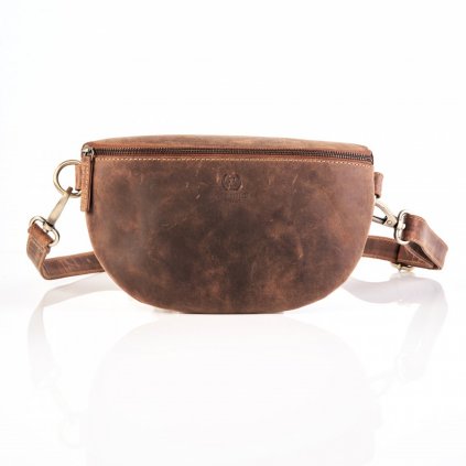 skorzana saszetka na pas vintage paolo peruzzi t 36 br