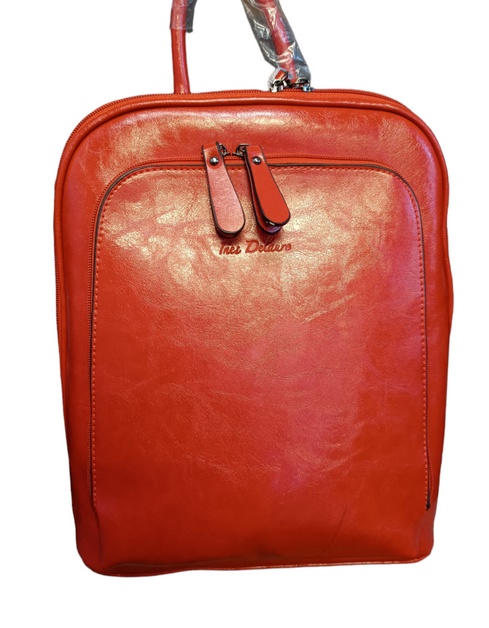 Ines Delaure městský batoh Classic Barva: červená