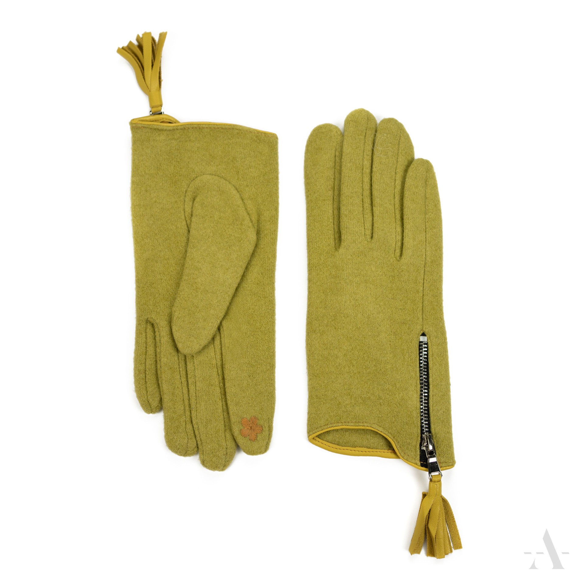 Dámské rukavice rk 23384 Barva: světle zelená