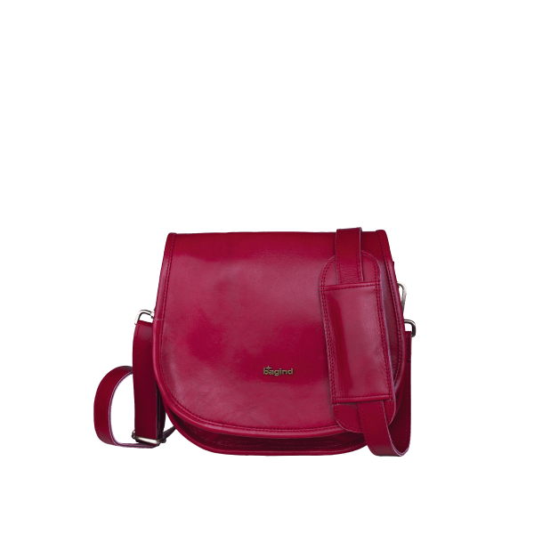 Kožená crossbody kabelka Bagind Hanty Barva: vínová