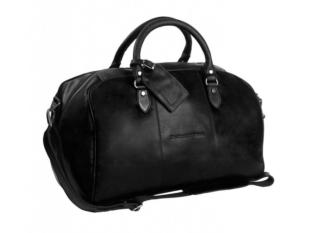 The Chesterfield Brand Kožená cestovní taška - weekender Liam C20.0013 Barva: černá