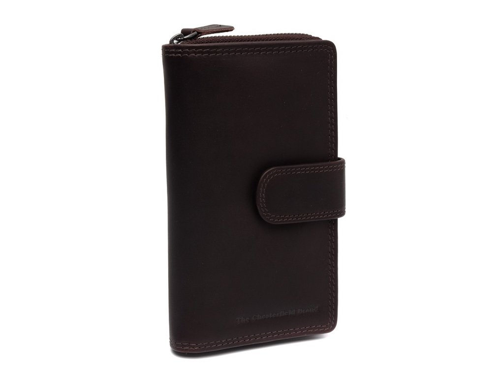 The Chesterfield Brand Dámská kožená peněženka RFID Charlotte C08.0504 Barva: tmavě hnedá