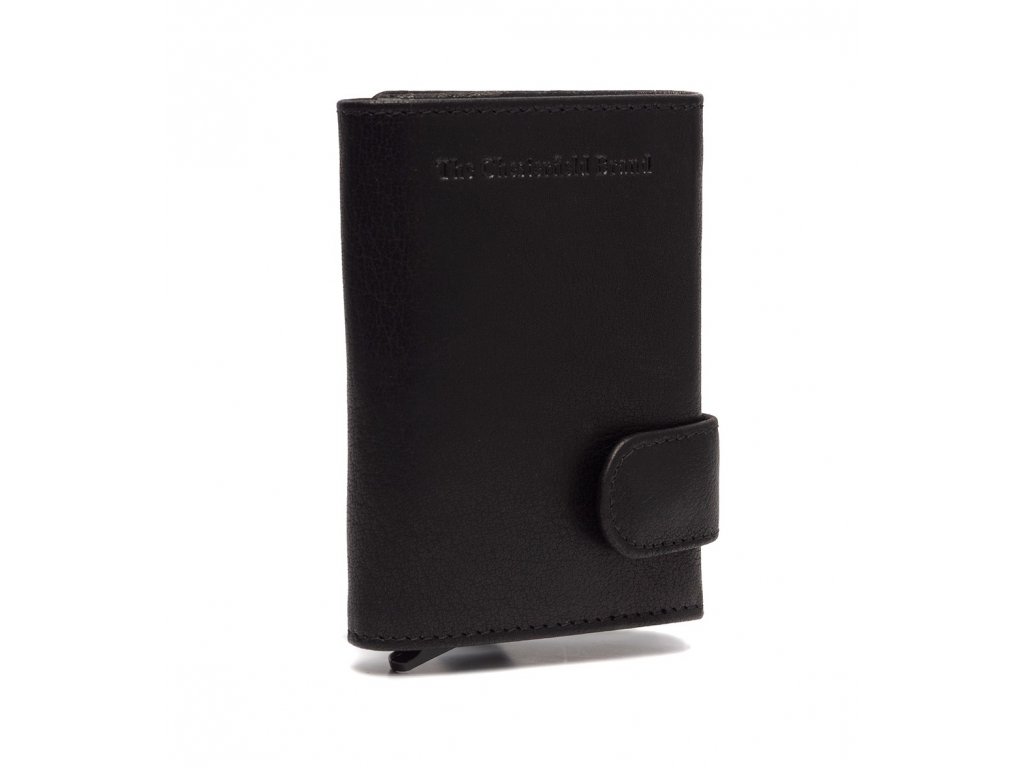 The Chesterfield Brand Malá kožená peněženka - pouzdro na karty RFID Portland C08.044 Barva: černá