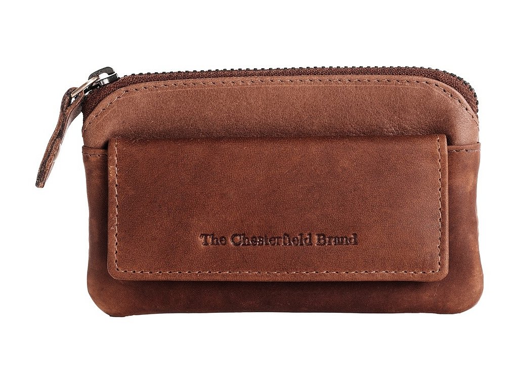 The Chesterfield Brand Kožená klíčenka / pouzdro na klíče C08.0186 Oliver Barva: hnědá