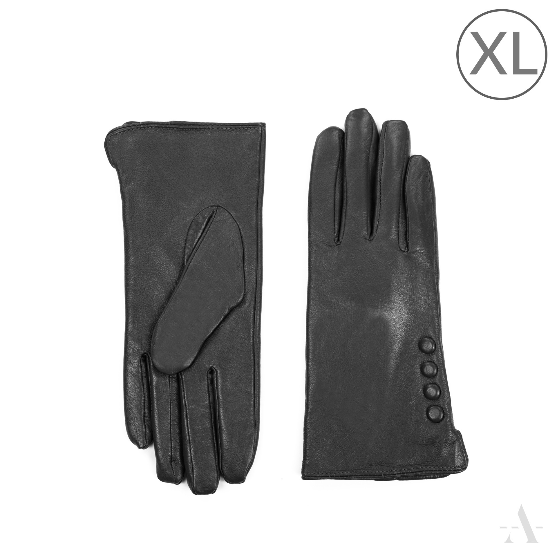 Dámské kožené rukavice rk23318 Barva: šedá, Velikost: XL