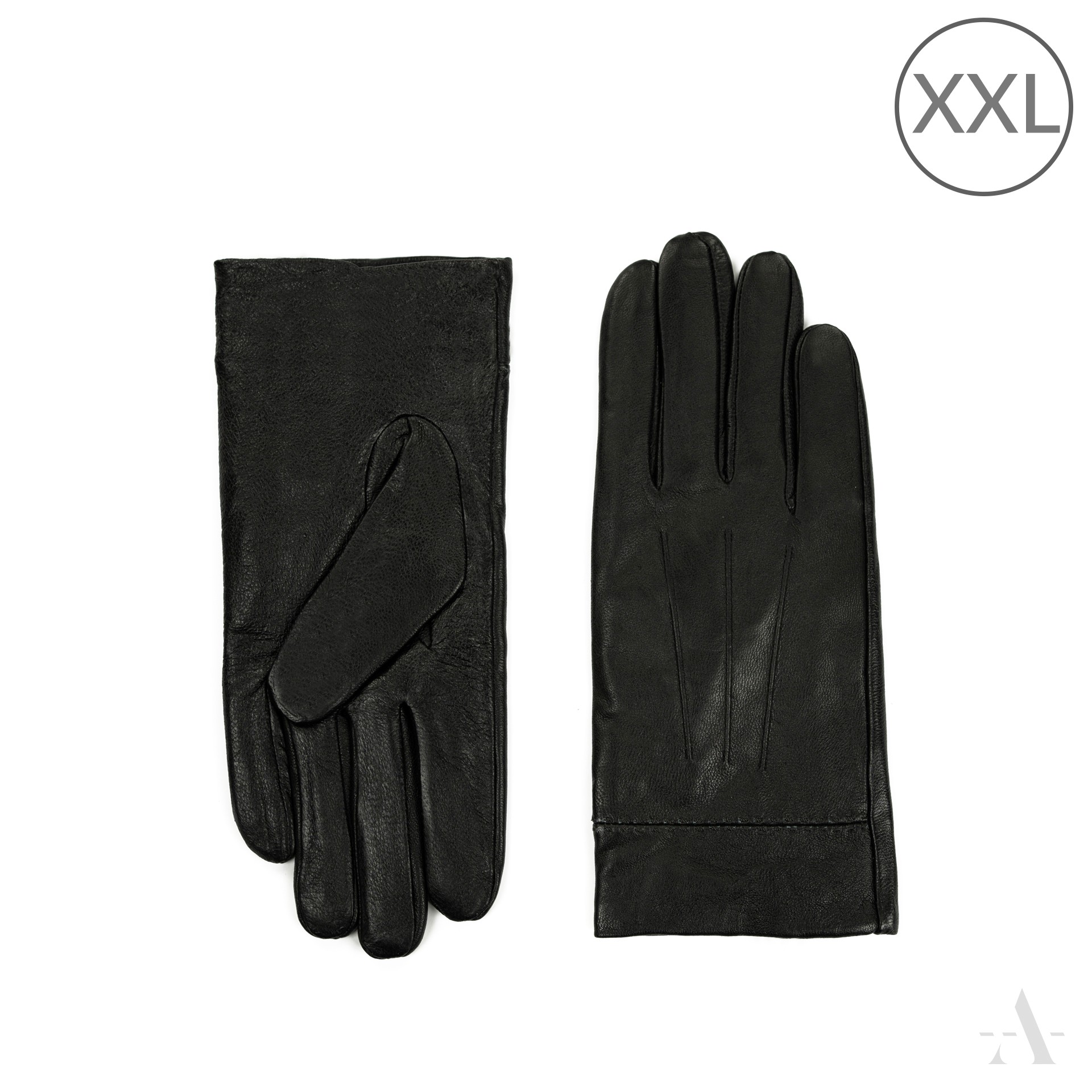 Pánské kožené rukavice rk23319 Barva: černá, Velikost: XXL