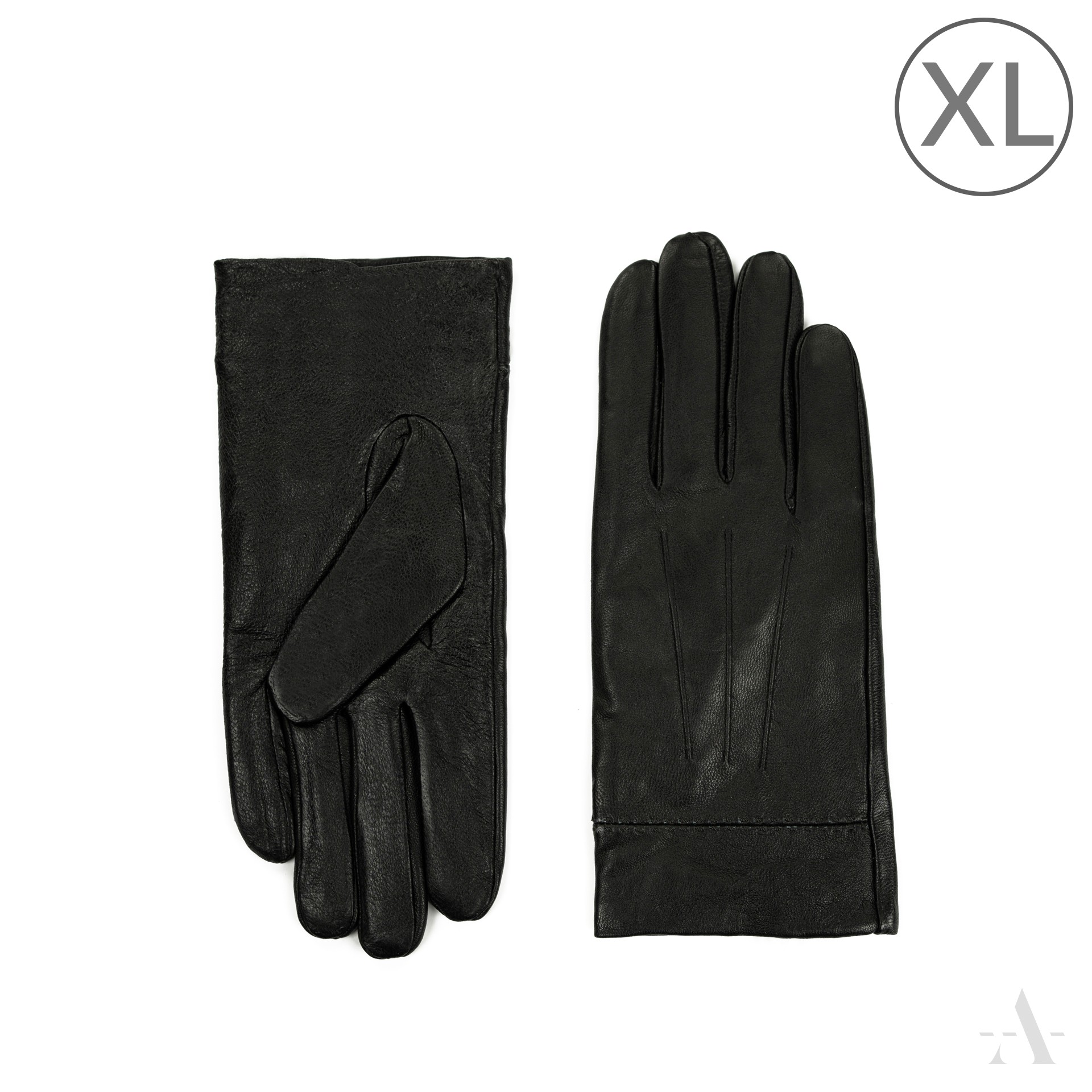 Pánské kožené rukavice rk23319 Barva: černá, Velikost: XL