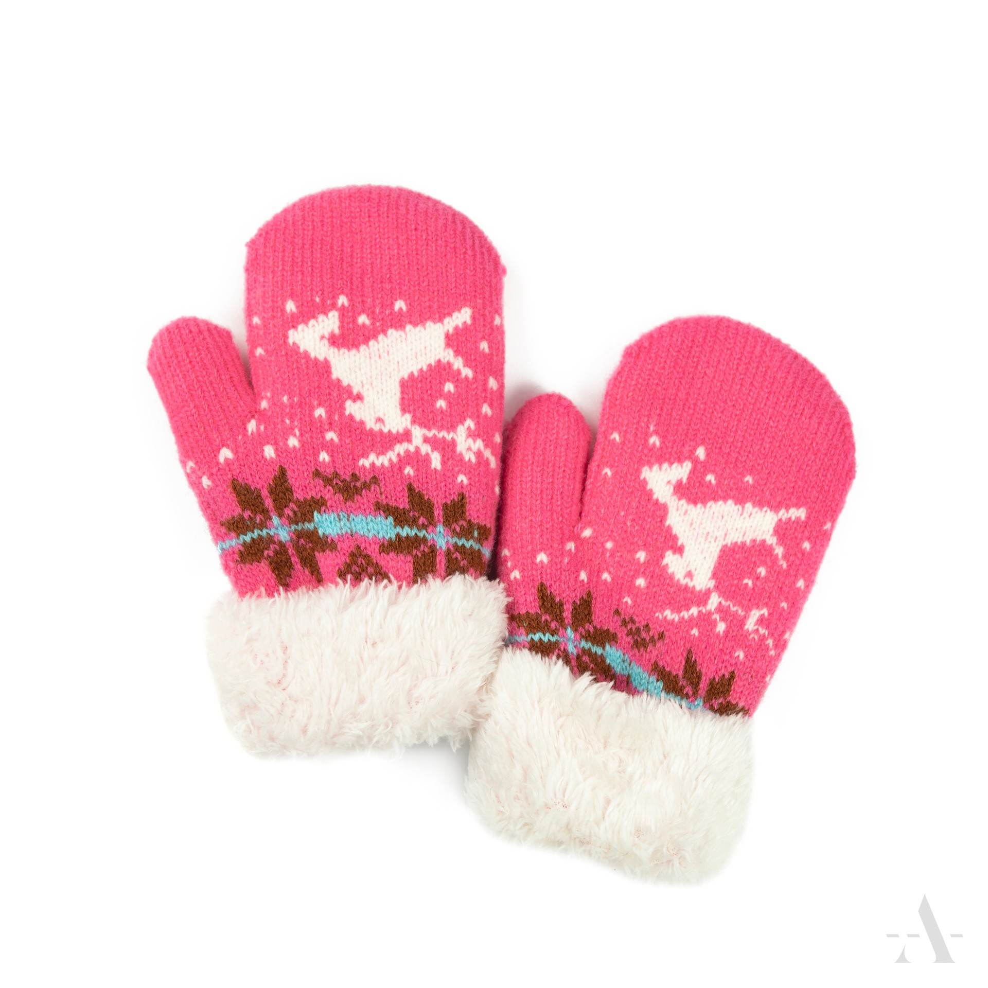 Dětské zimní rukavice rk22250 Barva: růžová