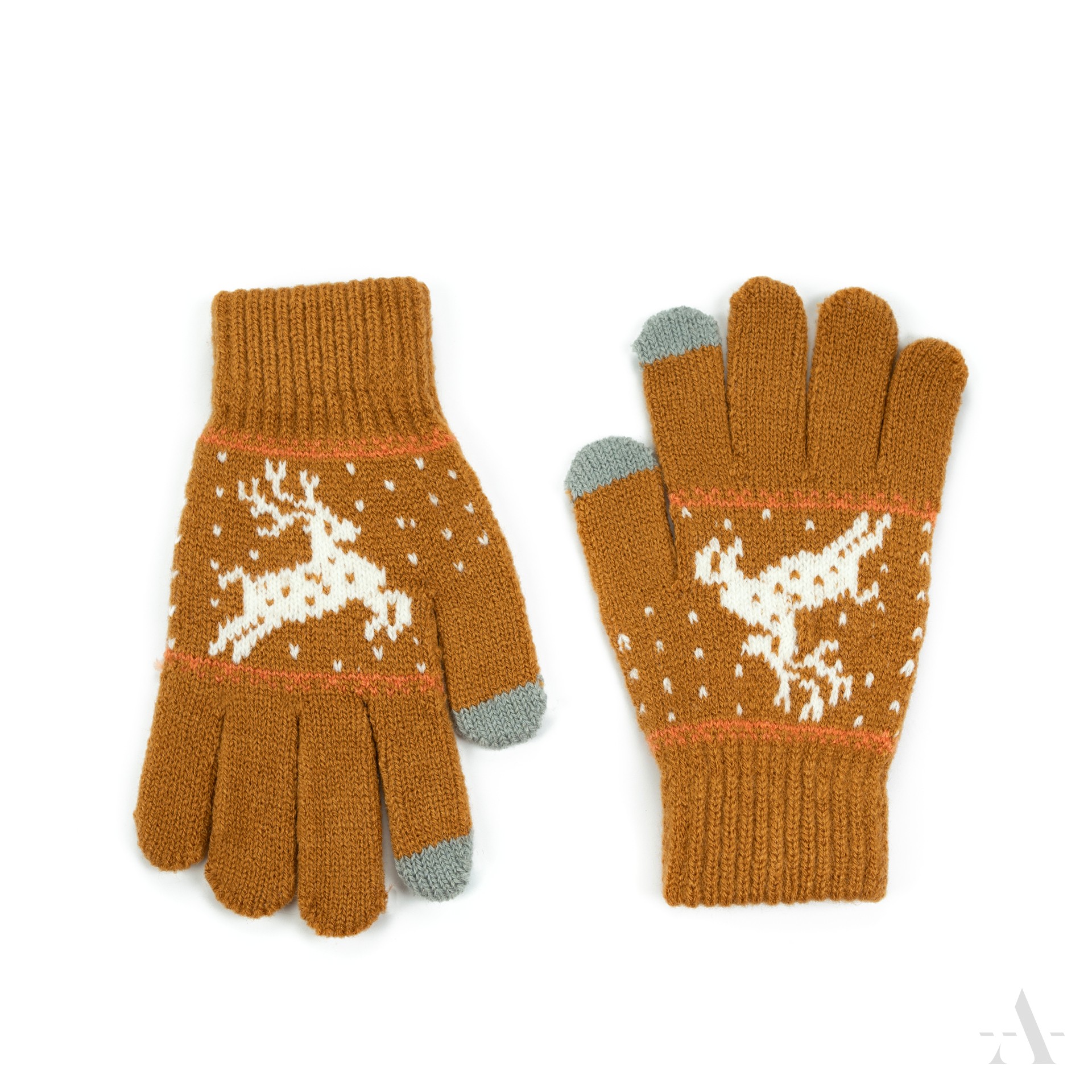 Dětské zimní rukavice rk23335 Barva: hořčicová