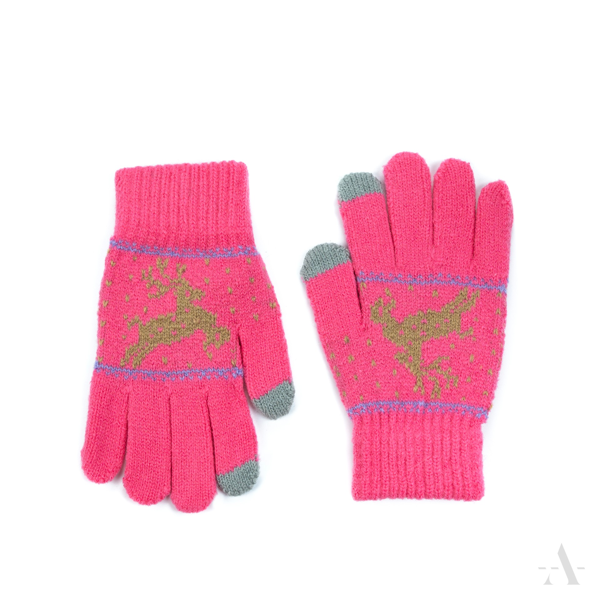 Dětské zimní rukavice rk23335 Barva: růžová
