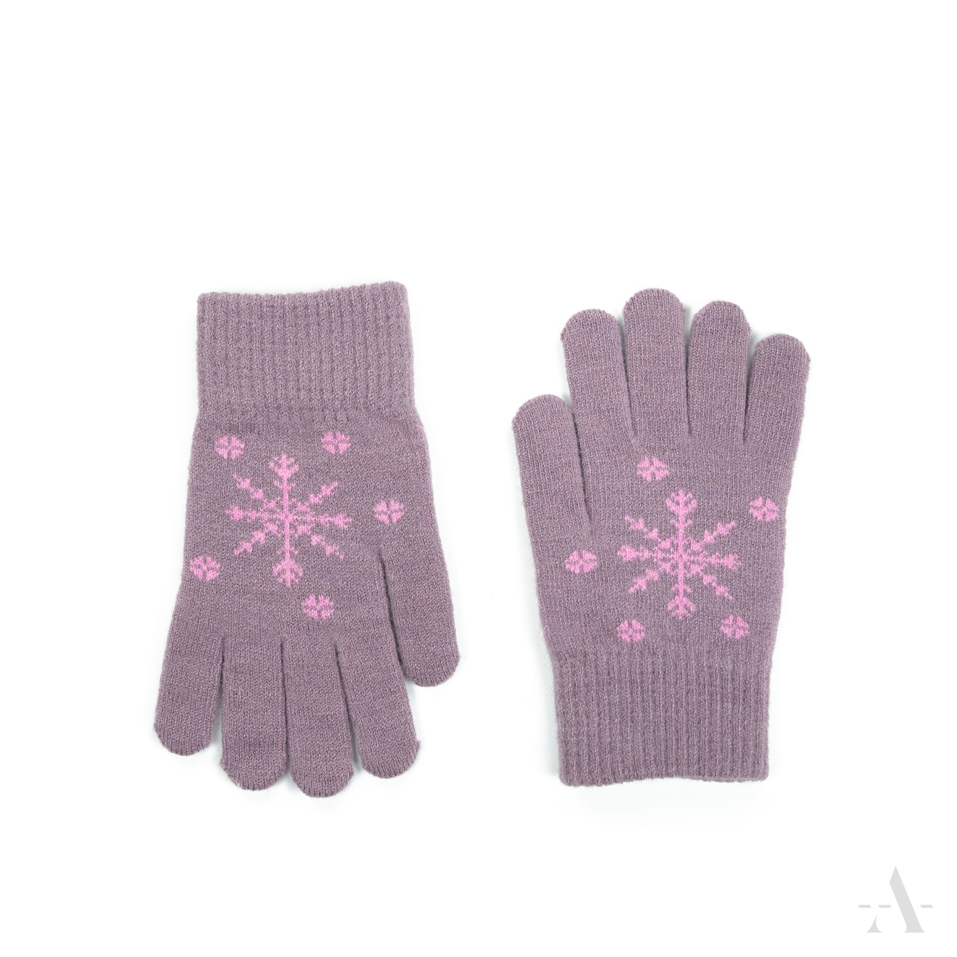 Dětské zimní rukavice rk23367 Barva: fialová