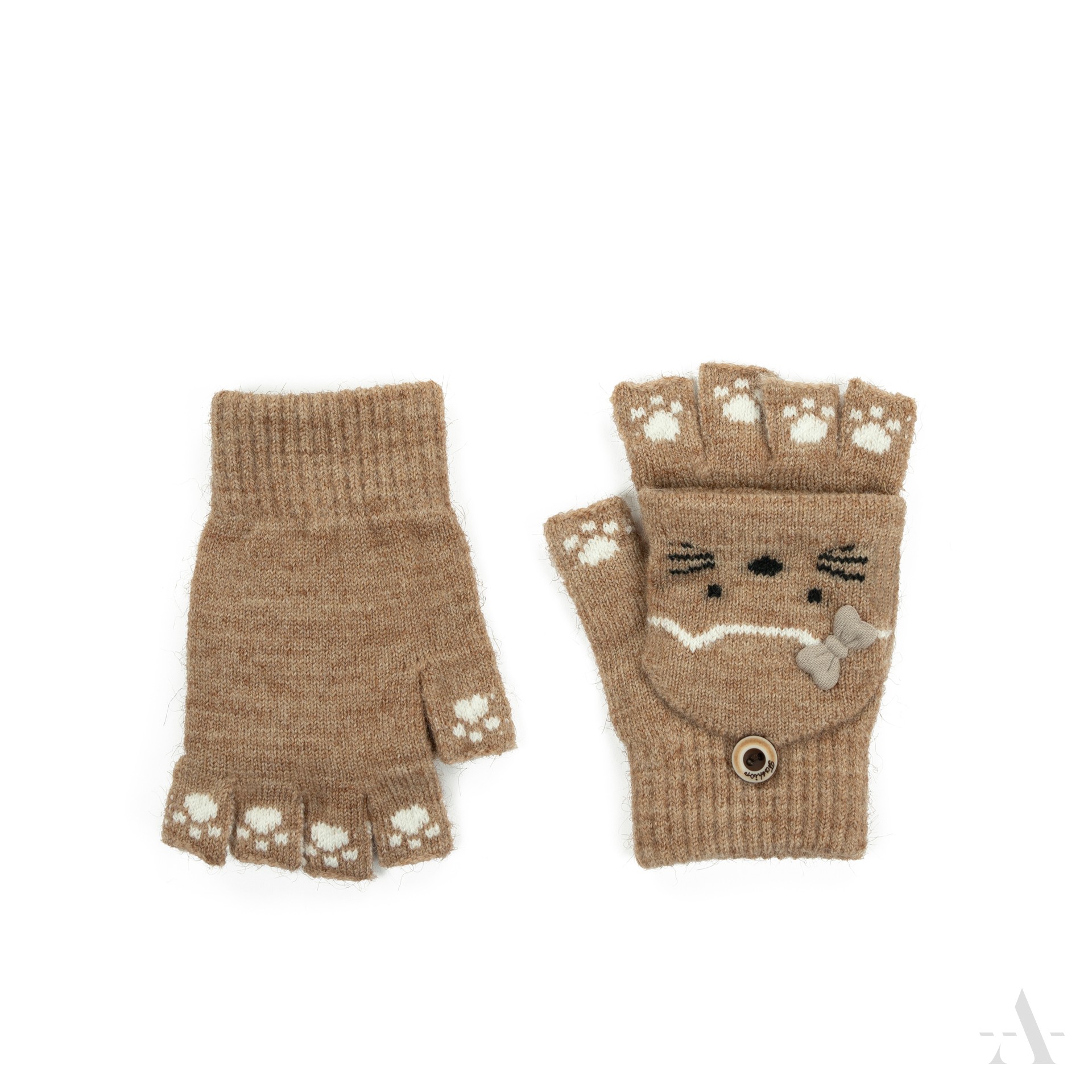 Dětské zimní rukavice rk23370 Barva: béžová