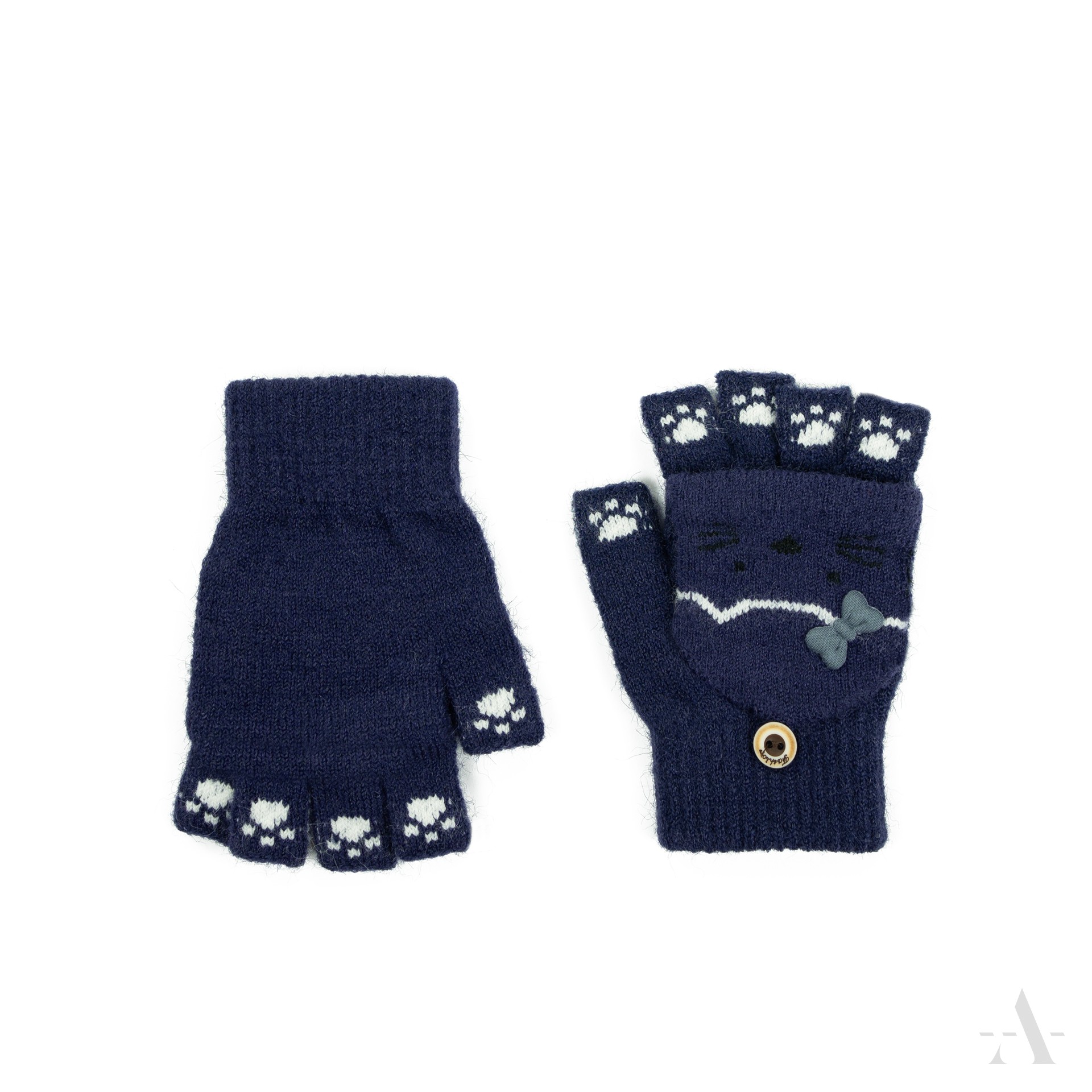 Dětské zimní rukavice rk23370 Barva: tmavě modrá