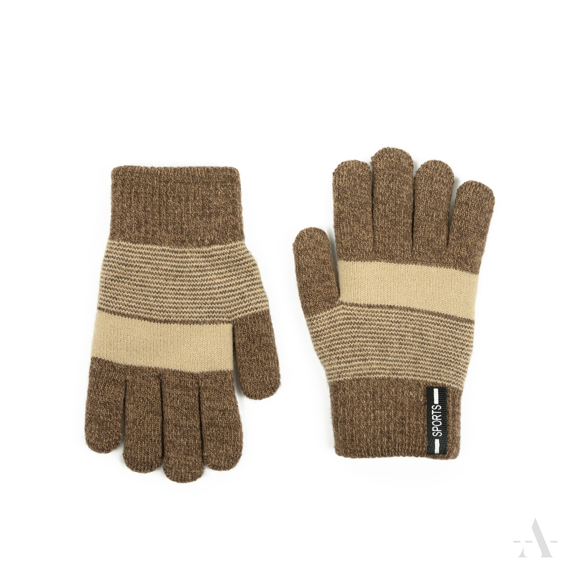 Dětské zimní rukavice rk23372 Barva: hnědá