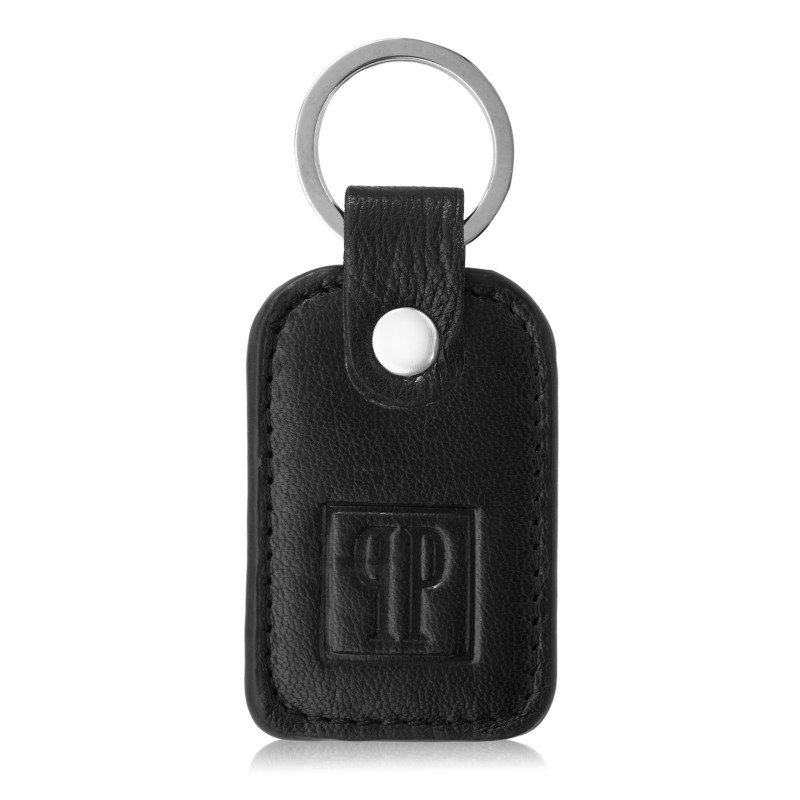 Kožený přívěsek na klíče / klíčenka Paolo Peruzzi T-86 Barva: černá 2