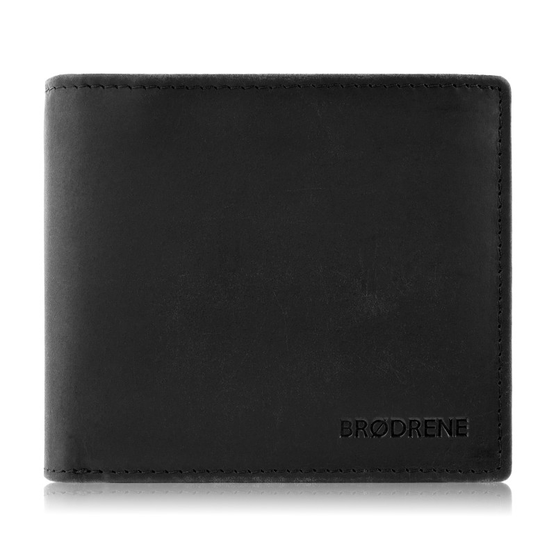 Kožená peněženka Brodrene G-27 Barva: černá 2