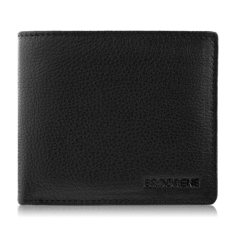 Kožená peněženka Brodrene G-27 Barva: černá