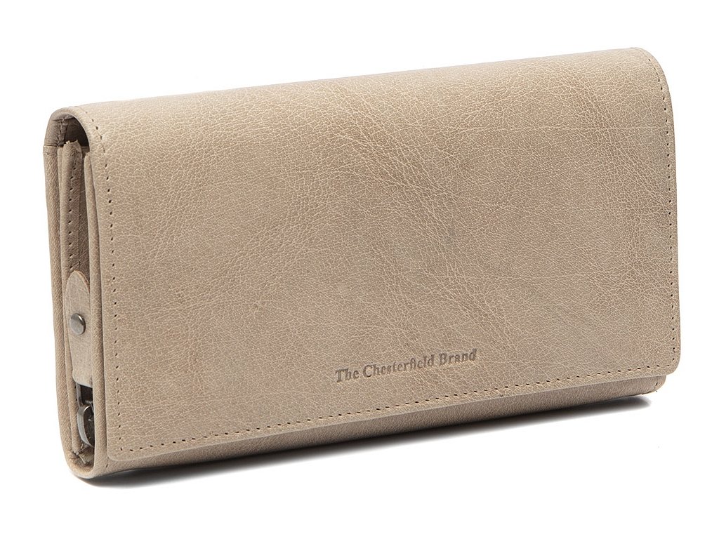 The Chesterfield Brand Dámská kožená peněženka RFID Hampton C08.0373 Barva: béžová