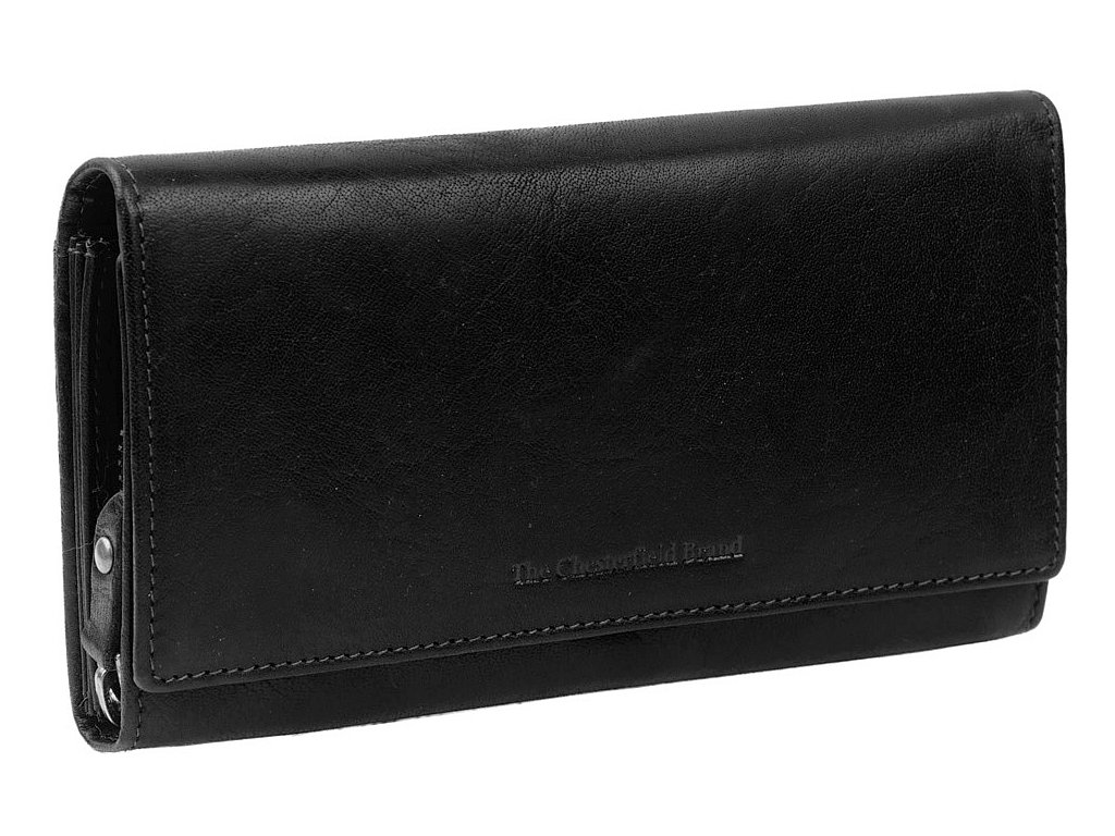 The Chesterfield Brand Dámská kožená peněženka RFID Hampton C08.0373 Barva: černá