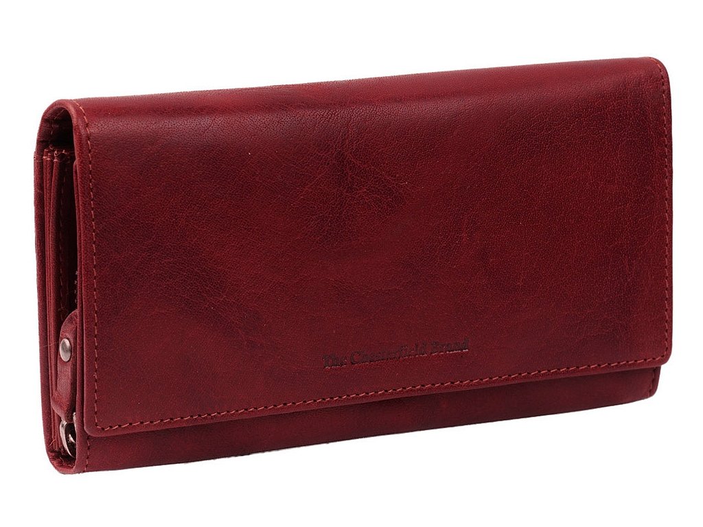 The Chesterfield Brand Dámská kožená peněženka RFID Hampton C08.0373 Barva: vínová