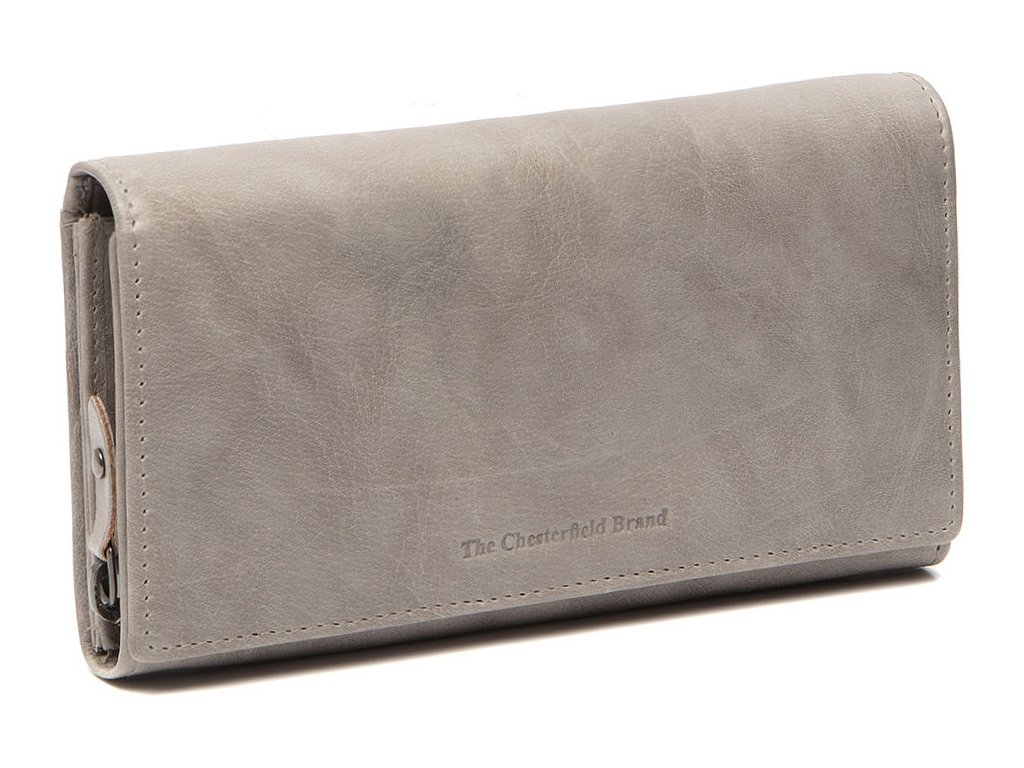 The Chesterfield Brand Dámská kožená peněženka RFID Hampton C08.0373 Barva: šedá