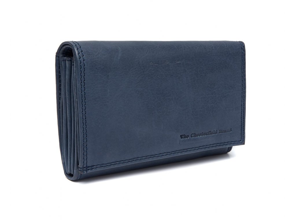 The Chesterfield Brand Dámská kožená peněženka RFID Avola C08.0505 Barva: modrá