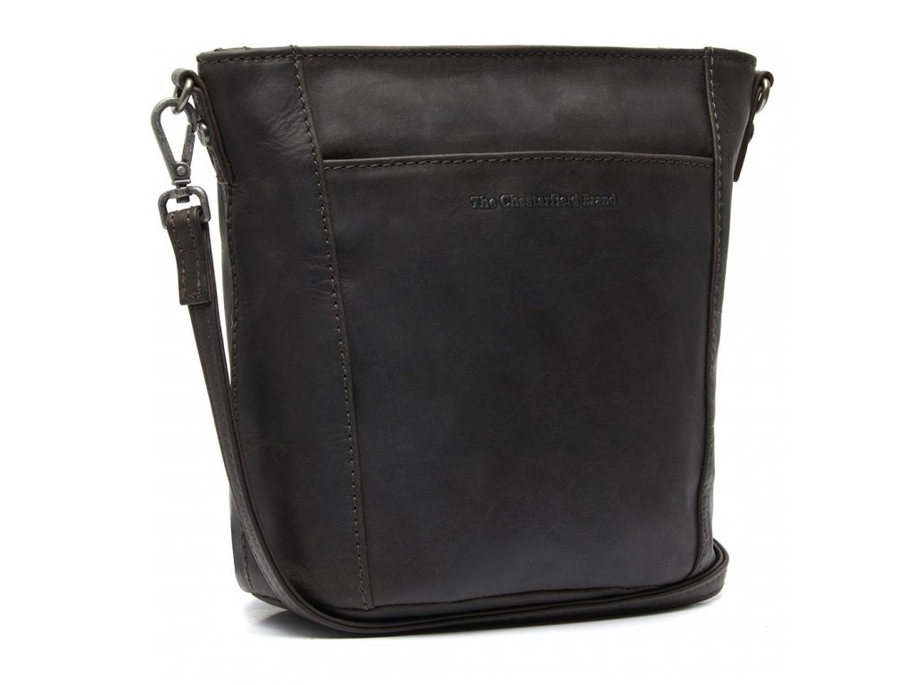 The Chesterfield Brand Dámská kožená kabelka přes rameno Fintona C48.1315 Barva: tmavě hnedá