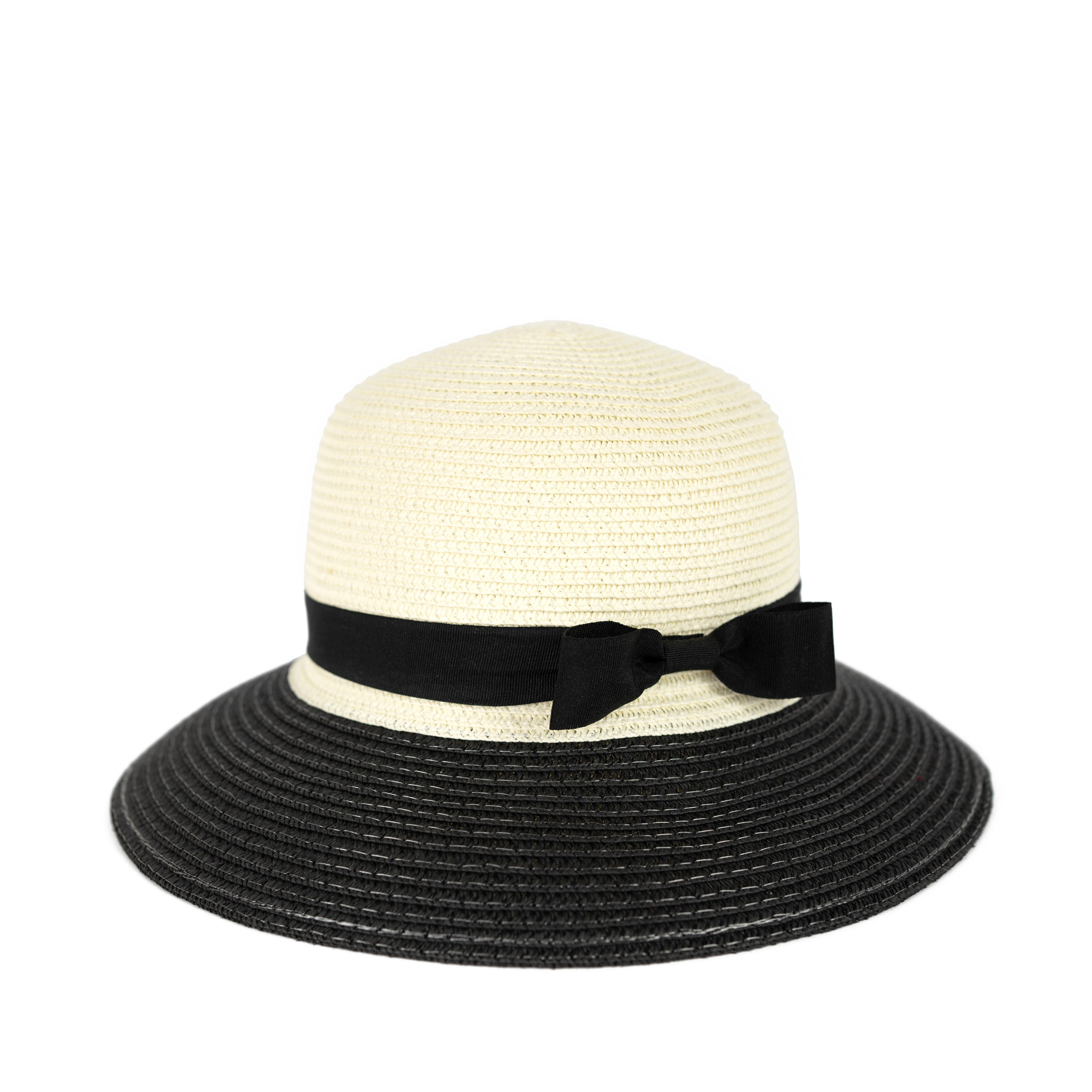Dámský slaměný klobouk cz23108 Barva: černá