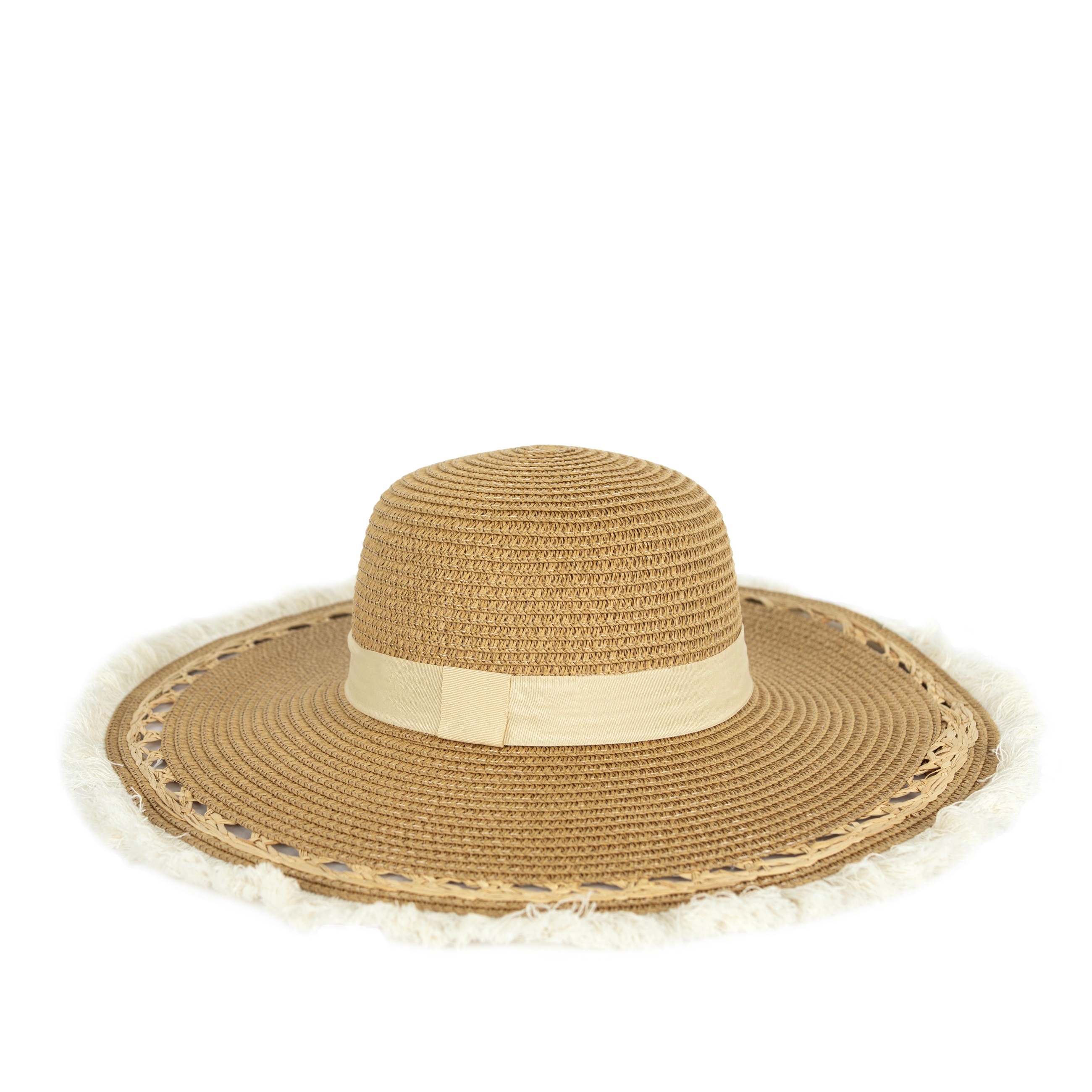 Dámský slaměný klobouk cz23109 Barva: béžová
