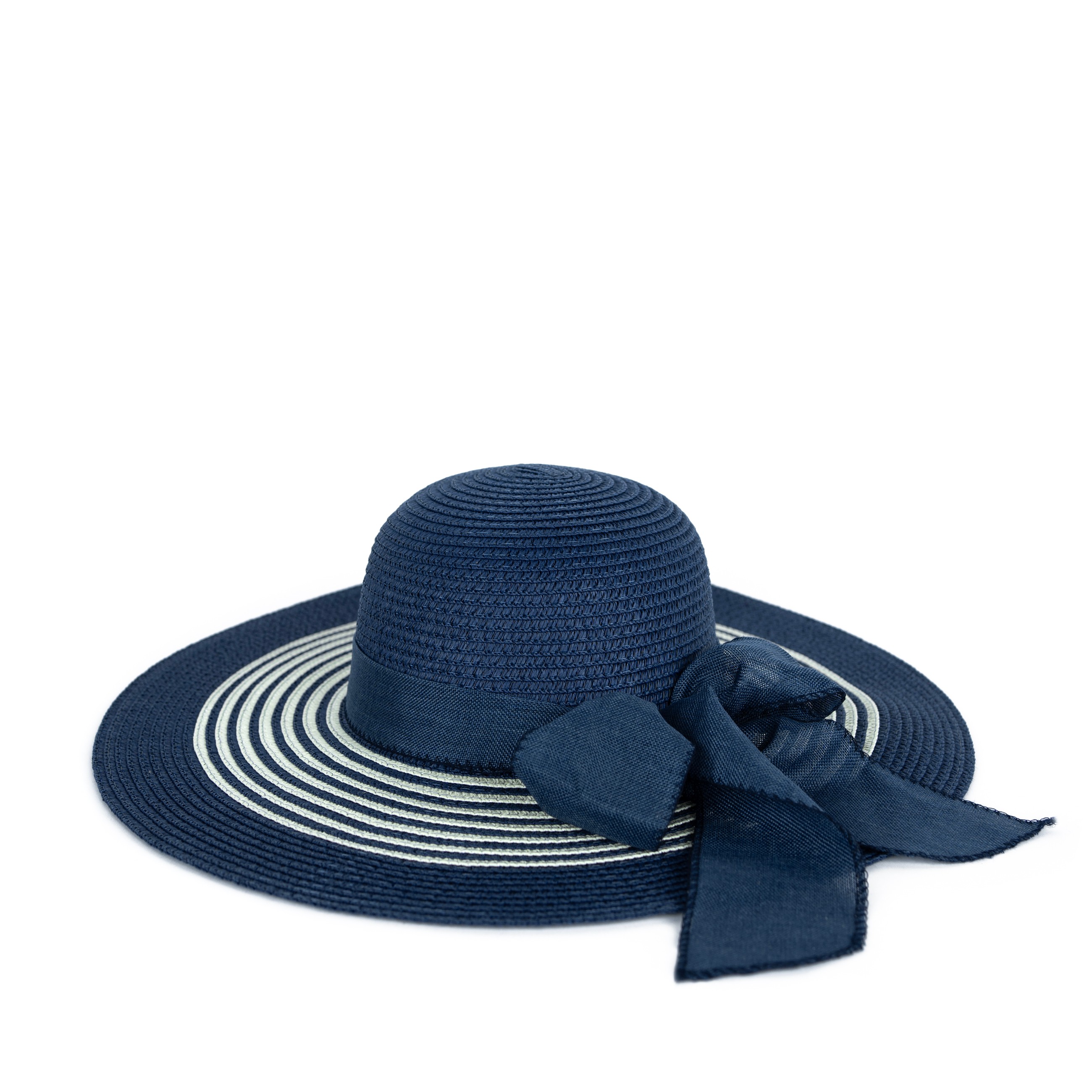 Dámský slaměný klobouk cz23153 Barva: tmavě modrá