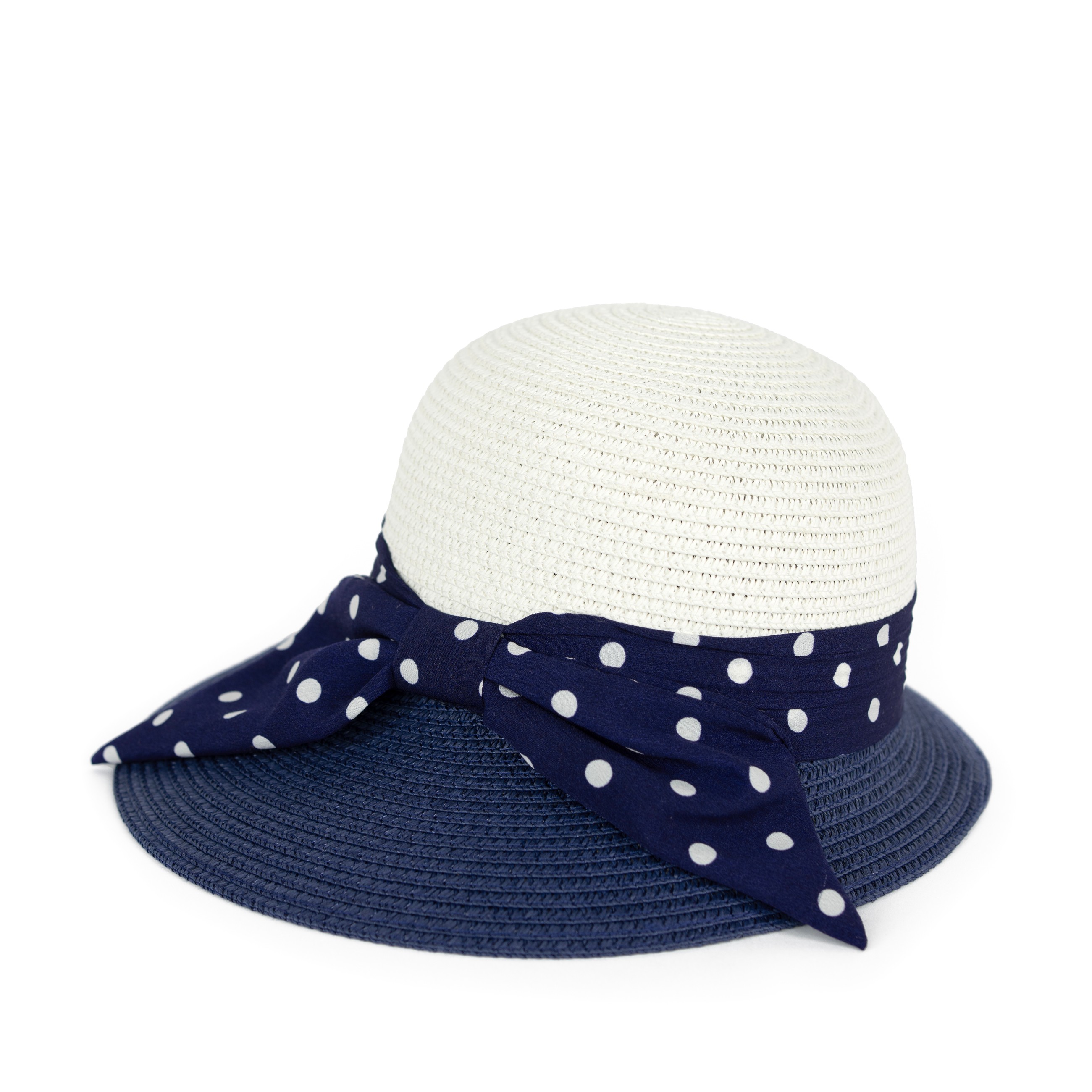 Dámský slaměný klobouk cz23156 Barva: tmavě modrá