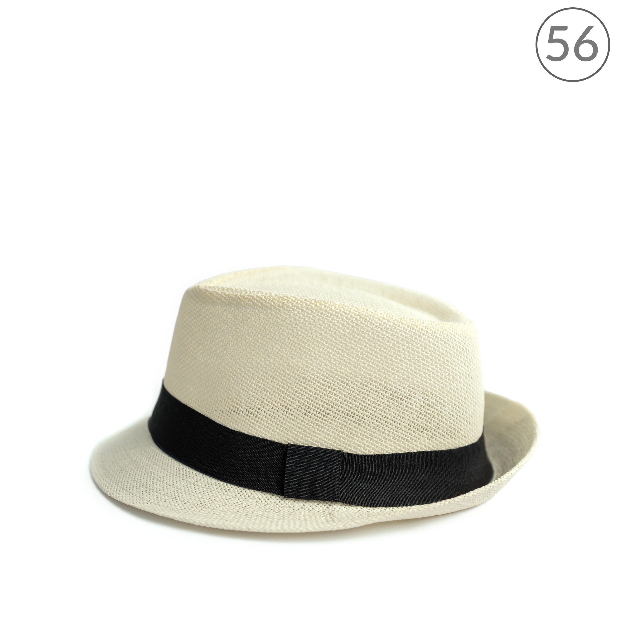 Unisex slaměný klobouk cz20230 Barva: krémová, Velikost: 56