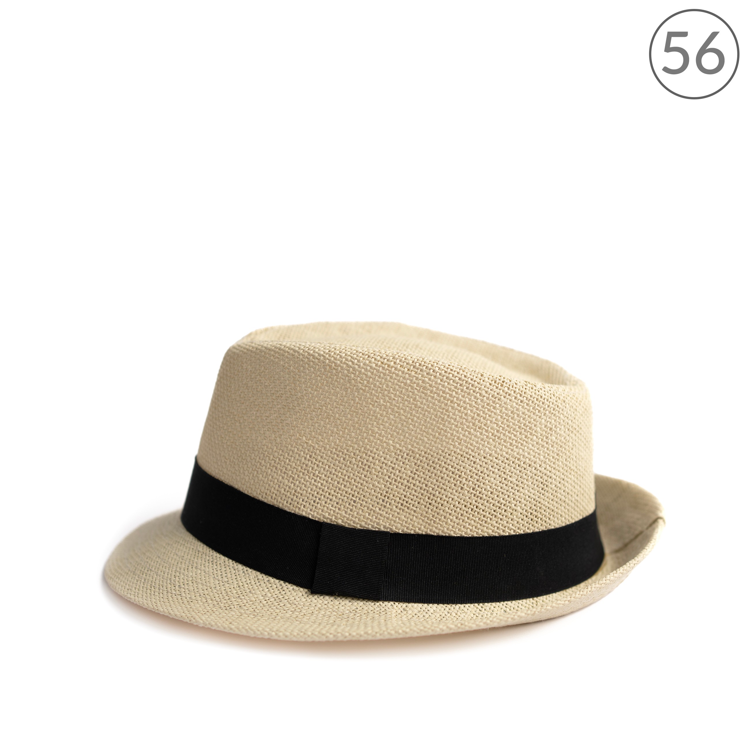 Unisex slaměný klobouk cz20230 Barva: béžová, Velikost: 56