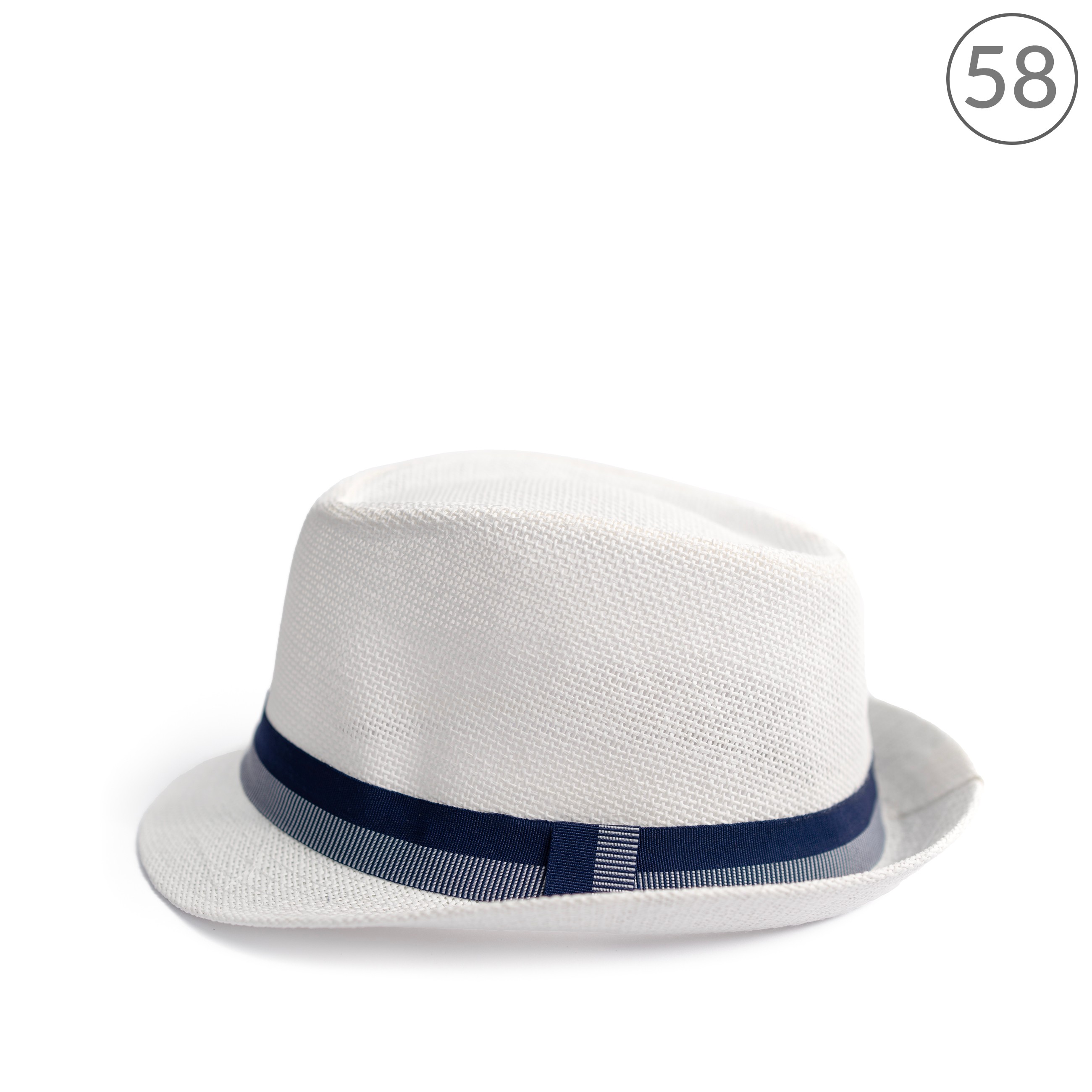 Unisex slaměný klobouk cz24134 Barva: bílá, Velikost: 58