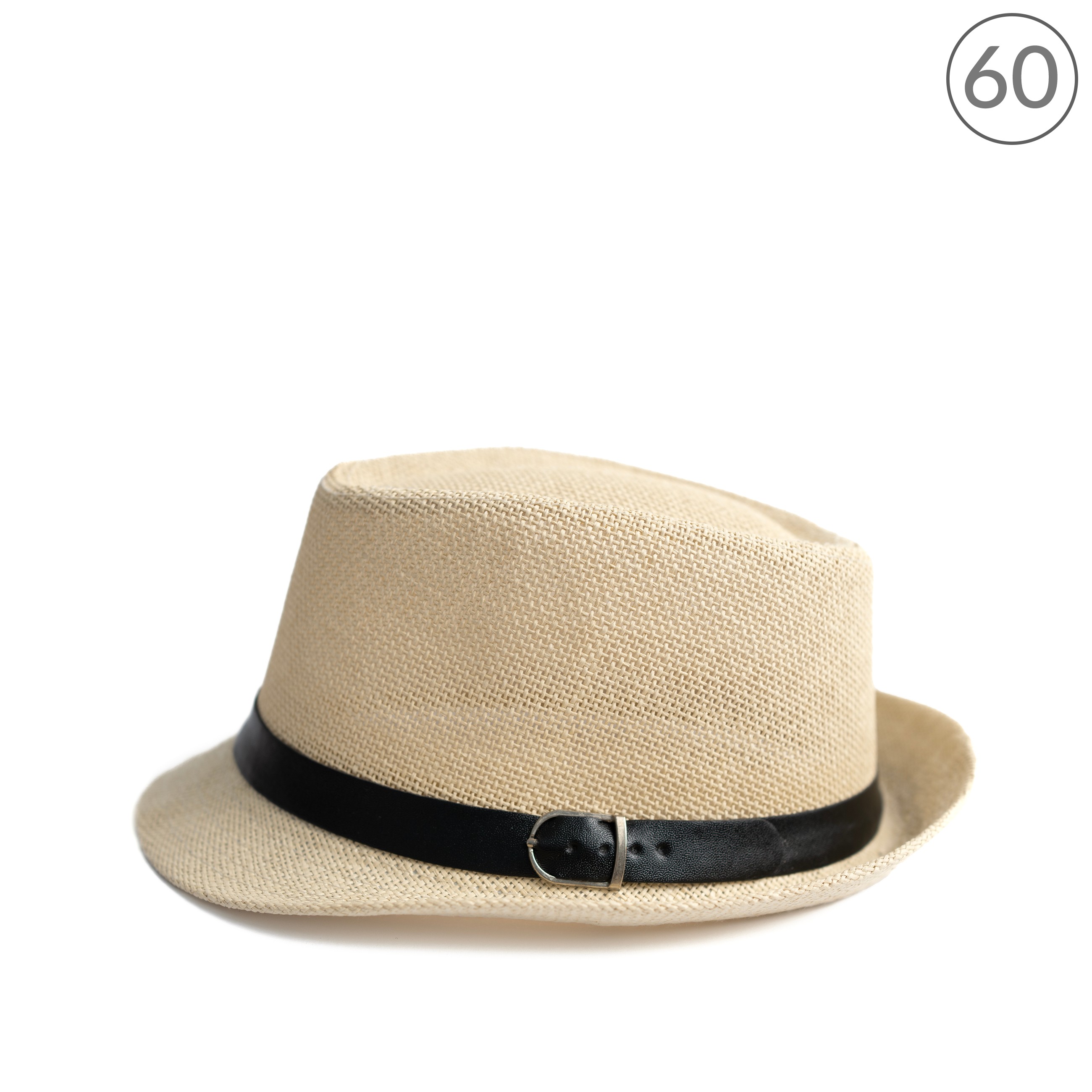 Unisex slaměný klobouk cz24133 Barva: krémová, Velikost: 60