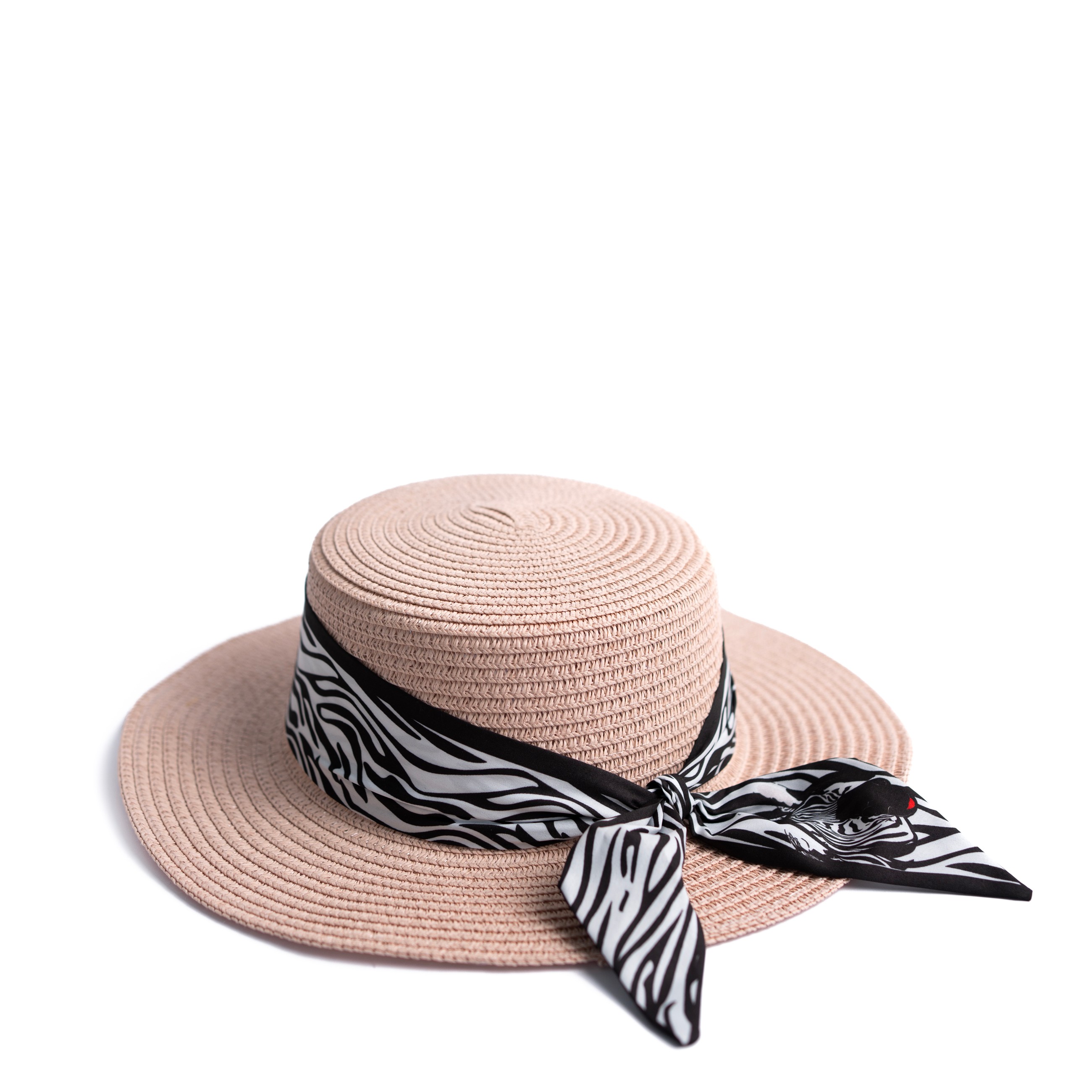 Dámský slaměný klobouk cz24160 Barva: růžová